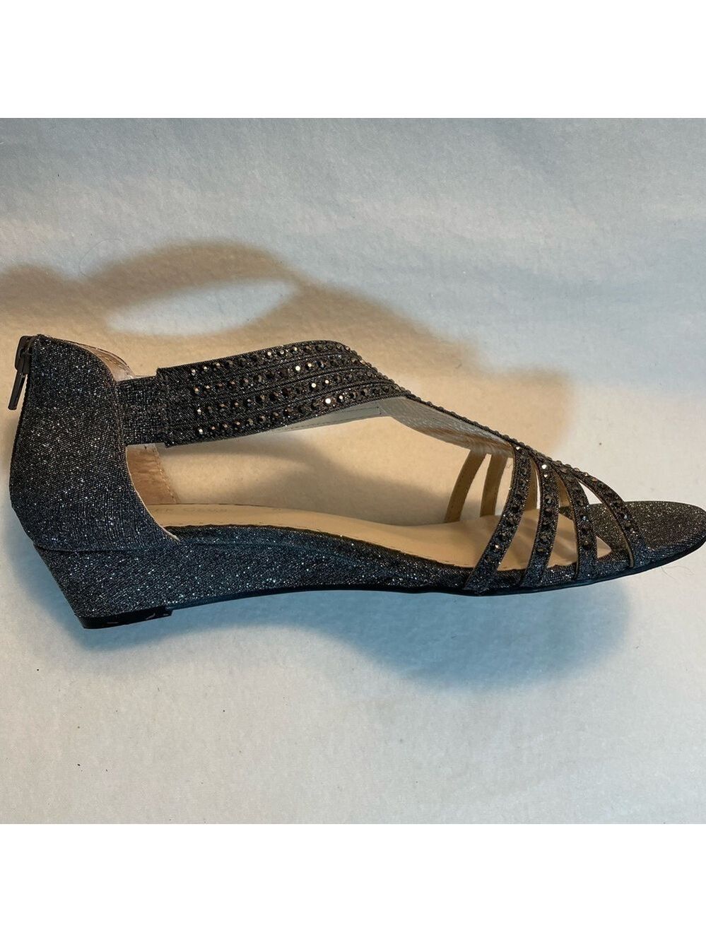 Charter Club Wedge Sparkle Sandals - Picture 5 of 8